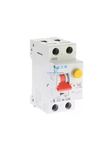 Disjoncteur différentiel Eaton Pkn4-10/1n/c/03 1P+N 10 A C 0,3 4,5 kA